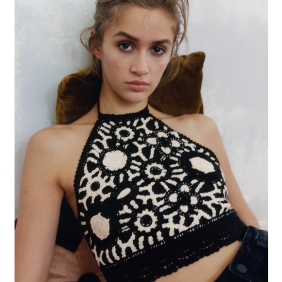 Zara Crochet Halter Top - Picture 2 of 6